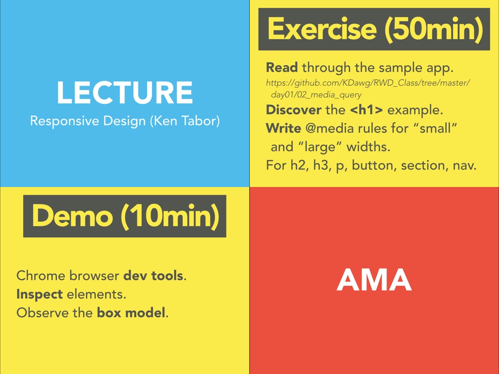 Teaching Class Building Blocks